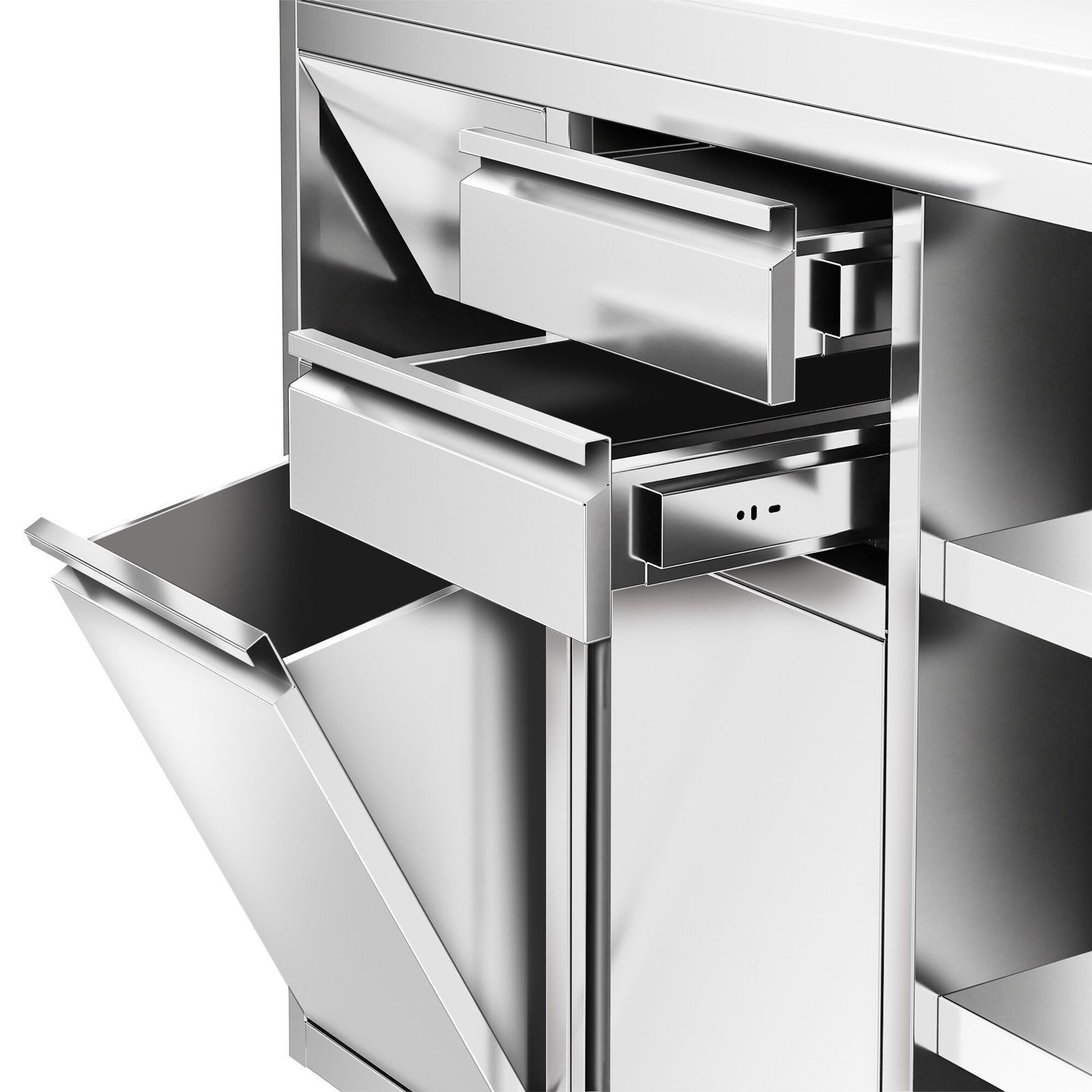 Stainless Steel Coffee Station Cabinet 1200x600mm