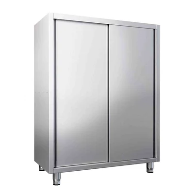 Commercial Crockery Cupboard PREMIUM - 1400x700mm - 2 Sliding Doors - Height: 1800mm