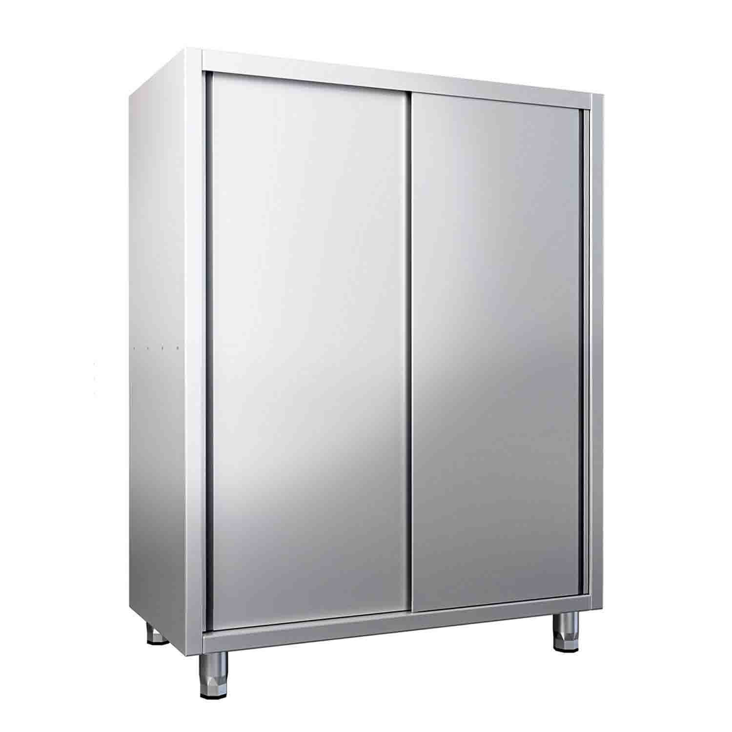 Commercial Crockery Cupboard PREMIUM - 1400x700mm - 2 Sliding Doors - Height: 1800mm