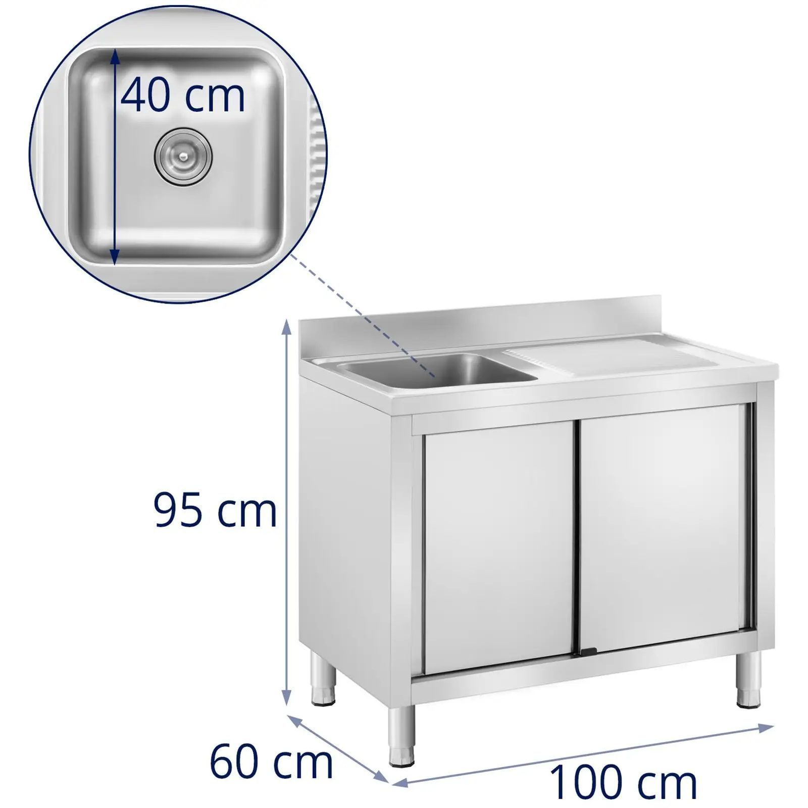 Commercial Kitchen Sink Unit