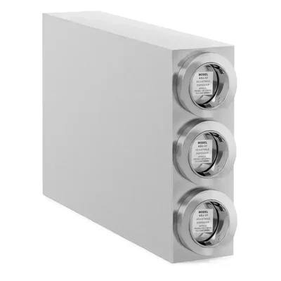 Cup Dispenser - 3 slots - stainless steel - for cups up to 89 mm in diameter
