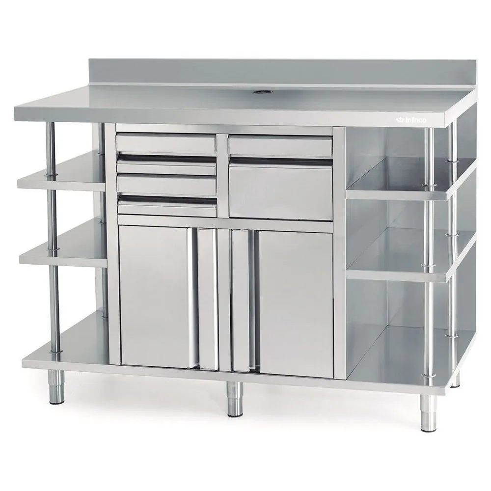 Stainless Steel Back Bar Coffee Unit