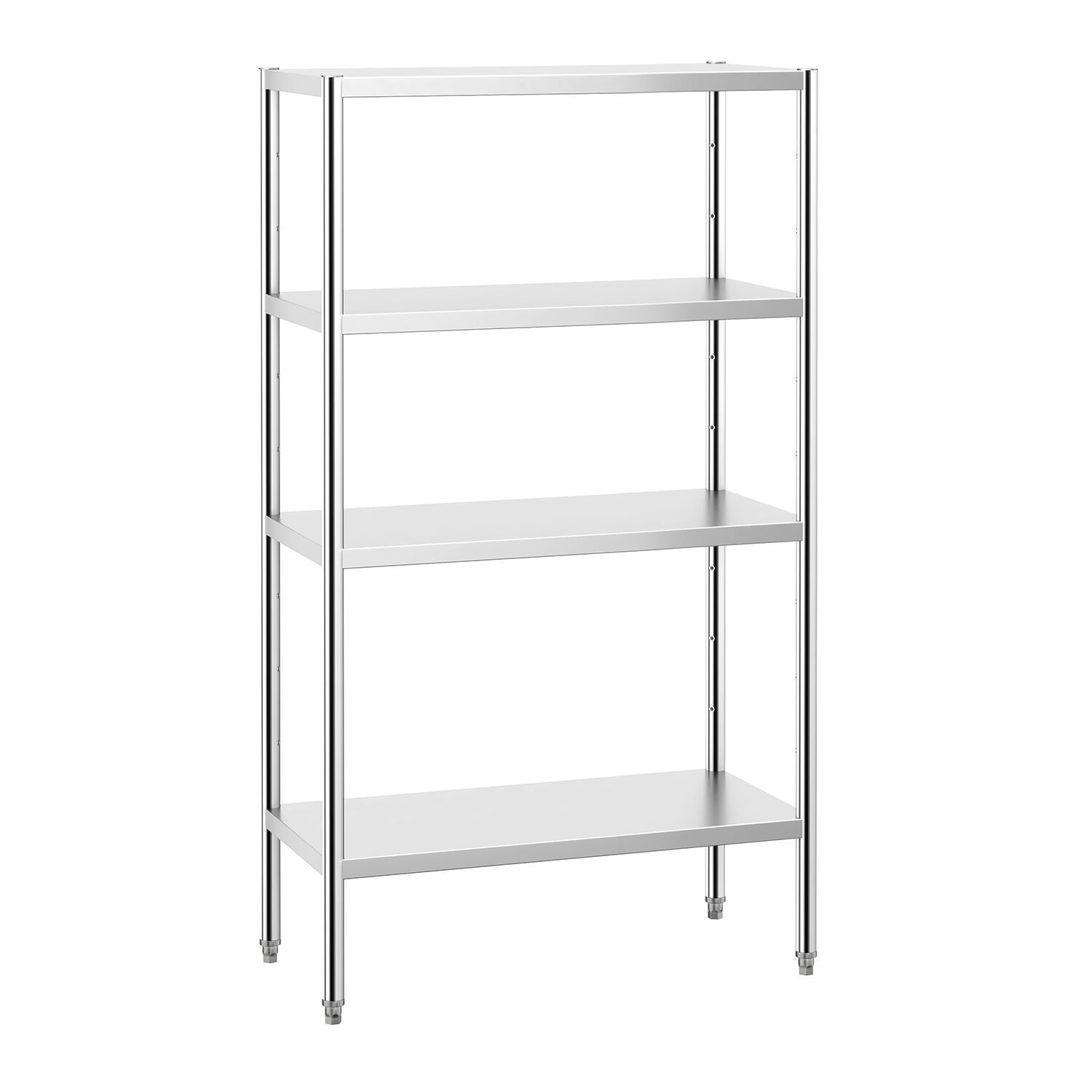 Edelstahl-Regal PREMIUM – 1020x500mm – mit 4 Böden (HÖHENVERSTELLBAR)